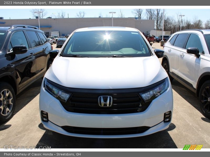 Platinum White Pearl / Black 2023 Honda Odyssey Sport