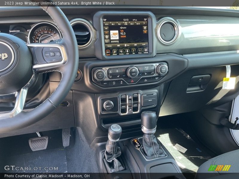 Bright White / Black 2023 Jeep Wrangler Unlimited Sahara 4x4