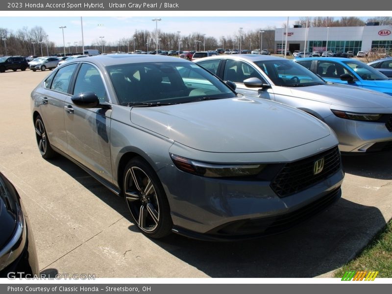Urban Gray Pearl / Black 2023 Honda Accord Sport Hybrid