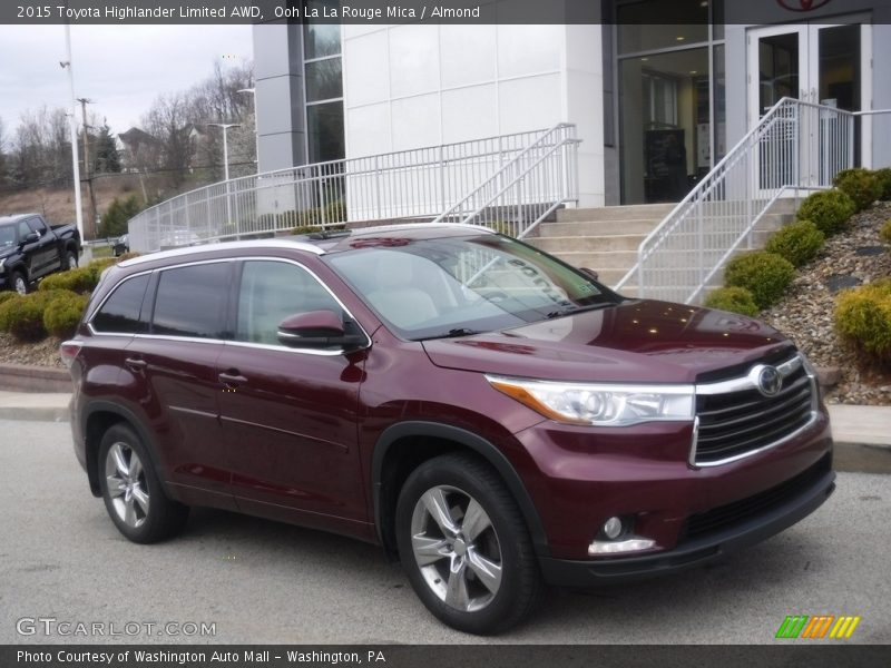 Front 3/4 View of 2015 Highlander Limited AWD