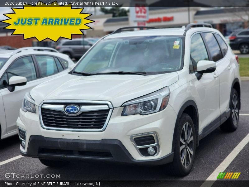 Crystal White Pearl / Black 2020 Subaru Forester 2.5i Limited