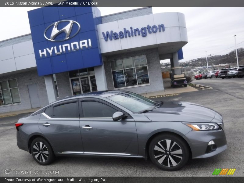 Gun Metallic / Charcoal 2019 Nissan Altima SL AWD