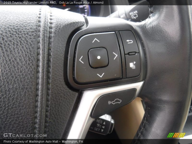 Ooh La La Rouge Mica / Almond 2015 Toyota Highlander Limited AWD