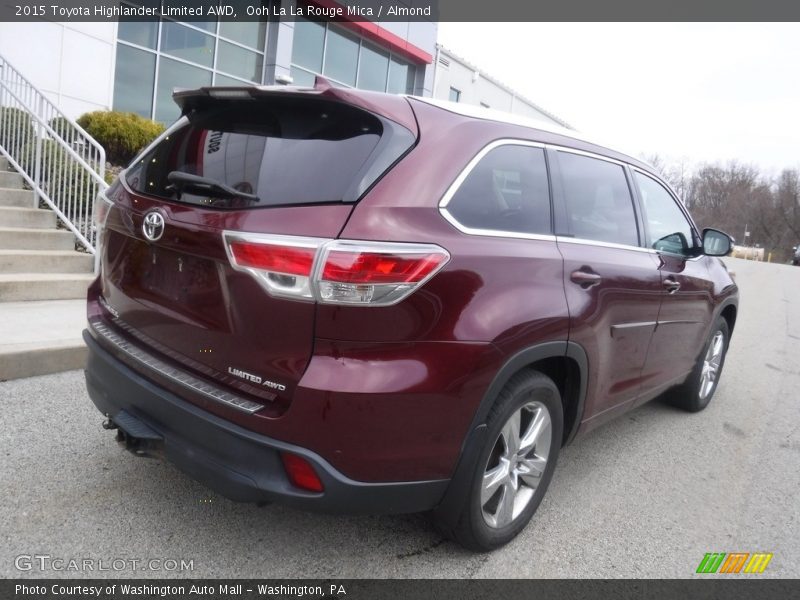 Ooh La La Rouge Mica / Almond 2015 Toyota Highlander Limited AWD