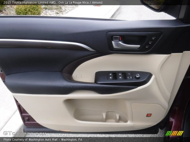Ooh La La Rouge Mica / Almond 2015 Toyota Highlander Limited AWD