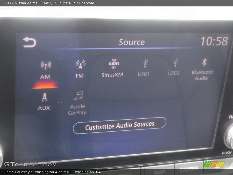 Gun Metallic / Charcoal 2019 Nissan Altima SL AWD