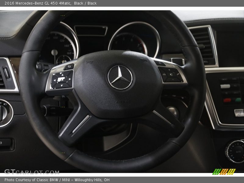 Black / Black 2016 Mercedes-Benz GL 450 4Matic