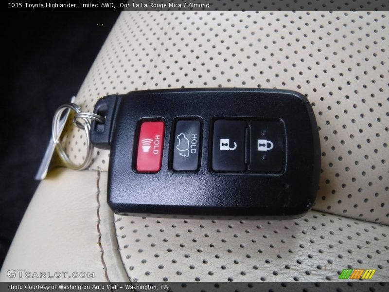 Ooh La La Rouge Mica / Almond 2015 Toyota Highlander Limited AWD