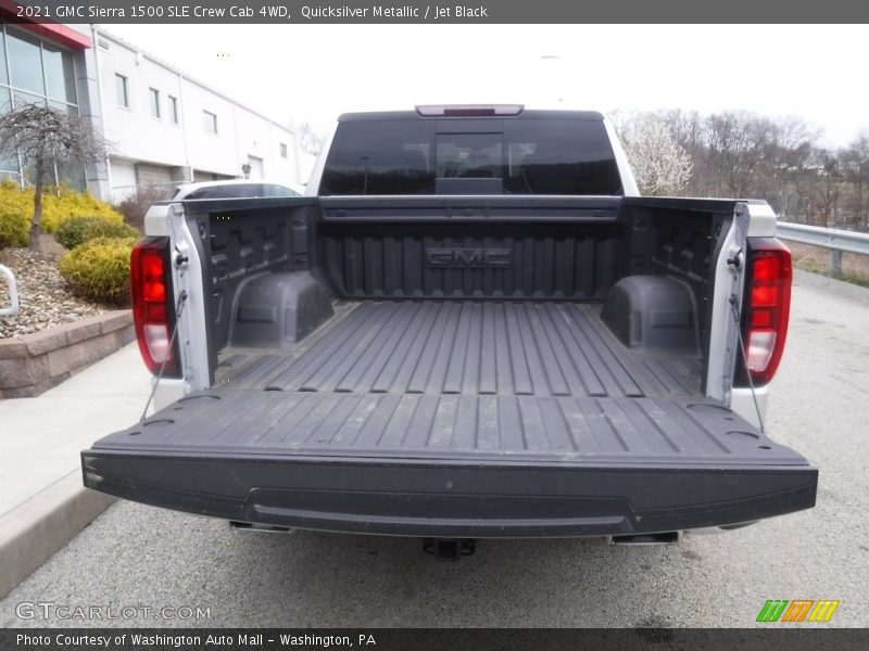 Quicksilver Metallic / Jet Black 2021 GMC Sierra 1500 SLE Crew Cab 4WD