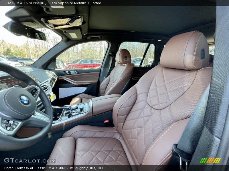 Black Sapphire Metallic / Coffee 2023 BMW X5 xDrive40i