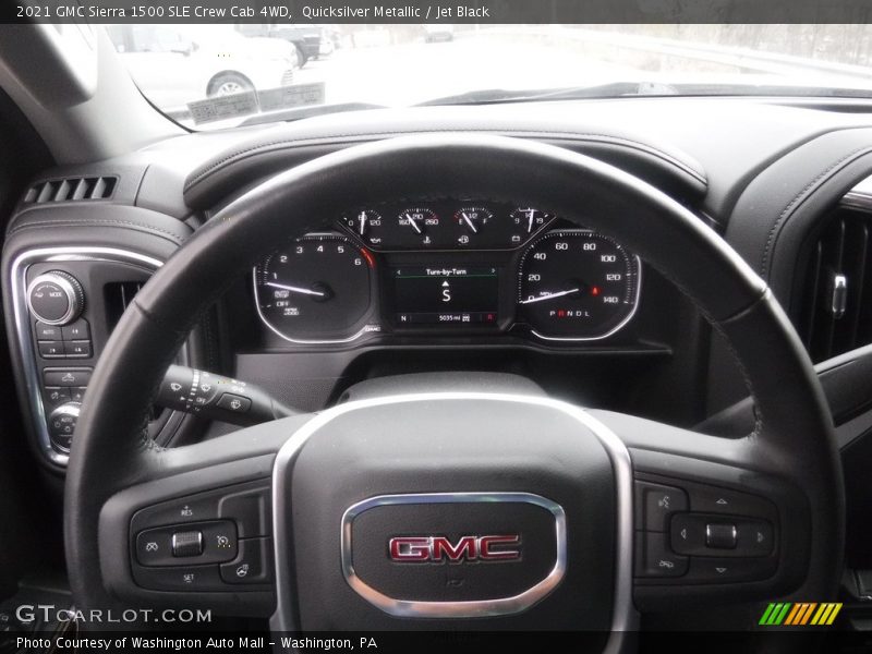  2021 Sierra 1500 SLE Crew Cab 4WD Steering Wheel