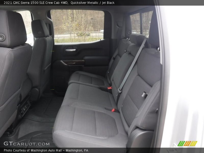 Rear Seat of 2021 Sierra 1500 SLE Crew Cab 4WD