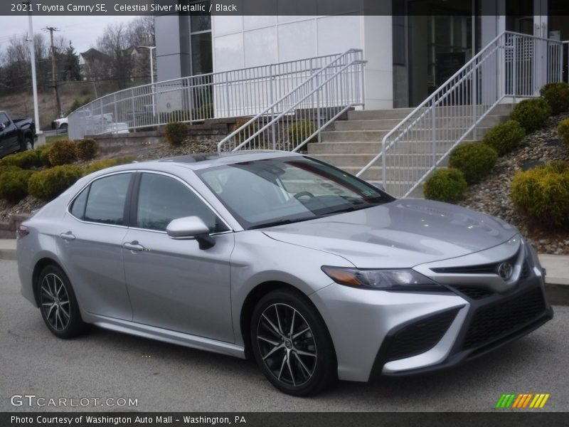 Celestial Silver Metallic / Black 2021 Toyota Camry SE
