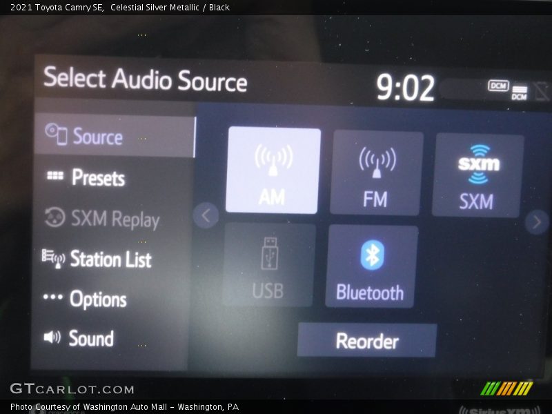 Celestial Silver Metallic / Black 2021 Toyota Camry SE