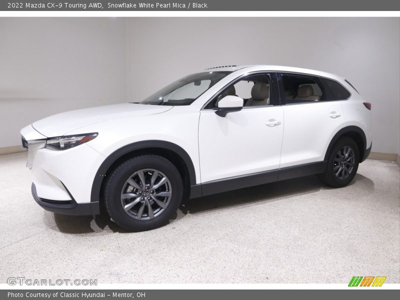 Snowflake White Pearl Mica / Black 2022 Mazda CX-9 Touring AWD