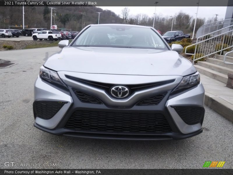 Celestial Silver Metallic / Black 2021 Toyota Camry SE