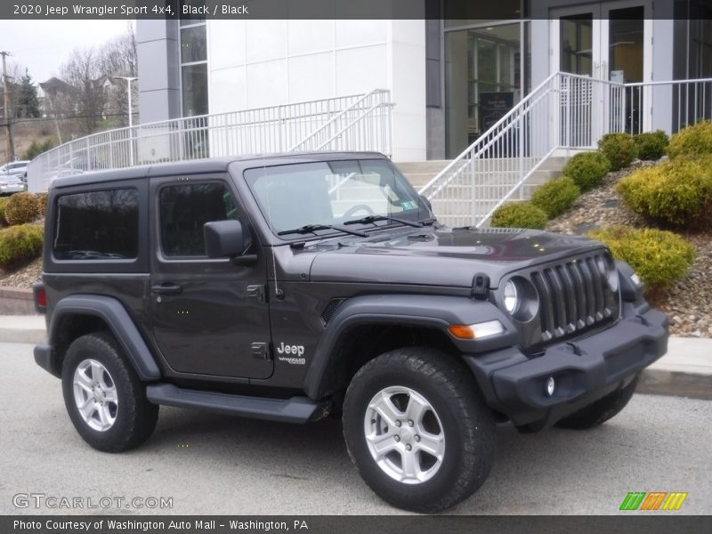 Black / Black 2020 Jeep Wrangler Sport 4x4