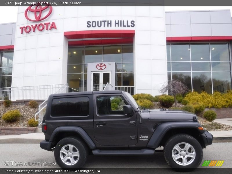 Black / Black 2020 Jeep Wrangler Sport 4x4