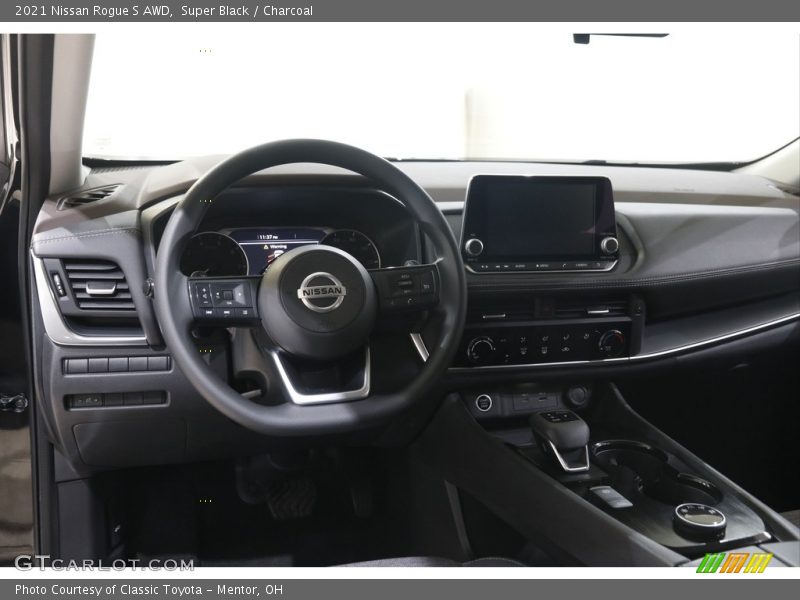 Super Black / Charcoal 2021 Nissan Rogue S AWD