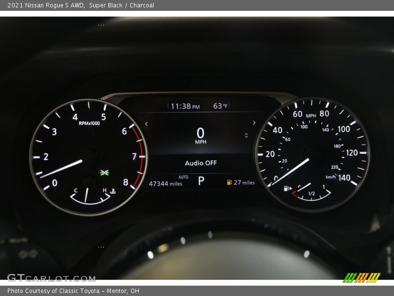 Super Black / Charcoal 2021 Nissan Rogue S AWD