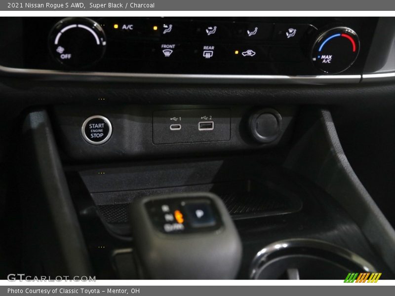 Super Black / Charcoal 2021 Nissan Rogue S AWD