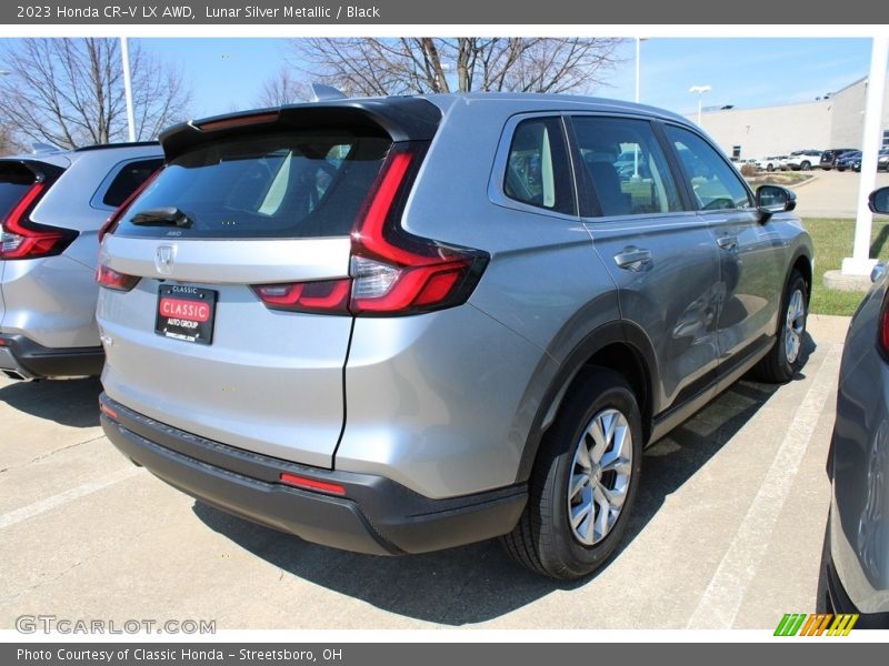 Lunar Silver Metallic / Black 2023 Honda CR-V LX AWD