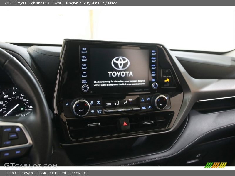 Magnetic Gray Metallic / Black 2021 Toyota Highlander XLE AWD