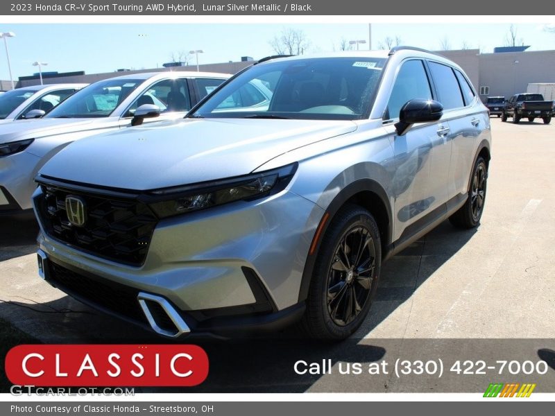 Lunar Silver Metallic / Black 2023 Honda CR-V Sport Touring AWD Hybrid