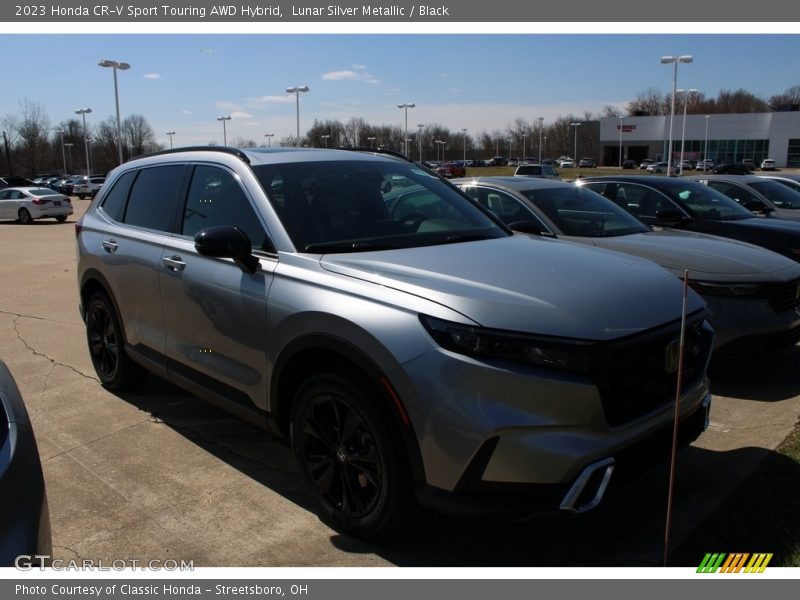 Lunar Silver Metallic / Black 2023 Honda CR-V Sport Touring AWD Hybrid