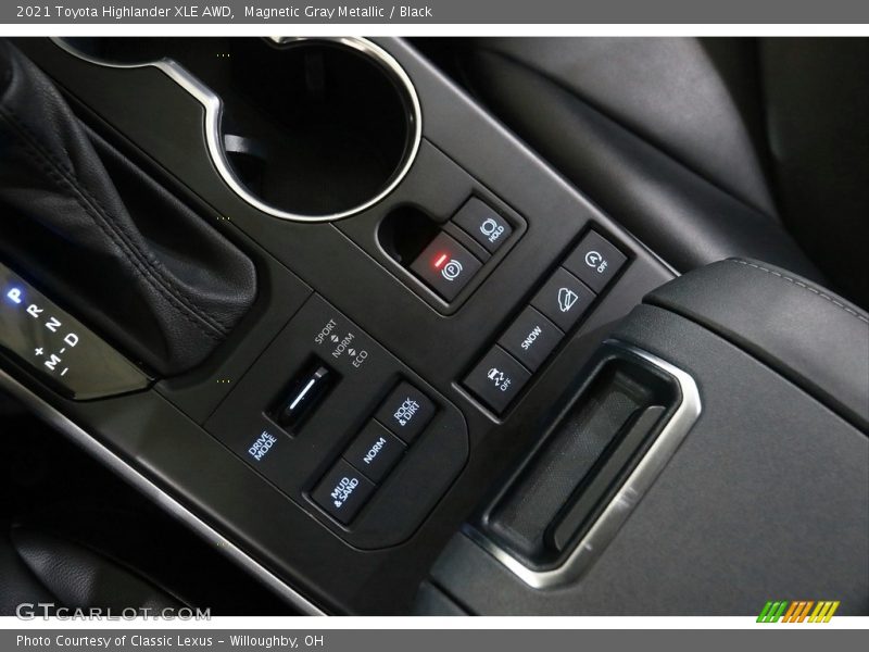 Magnetic Gray Metallic / Black 2021 Toyota Highlander XLE AWD