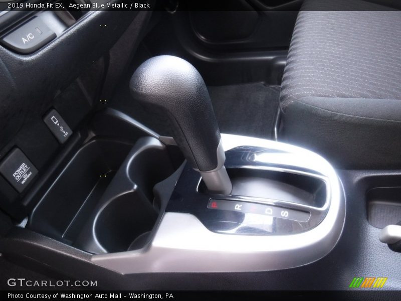 Aegean Blue Metallic / Black 2019 Honda Fit EX