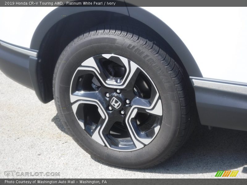 Platinum White Pearl / Ivory 2019 Honda CR-V Touring AWD