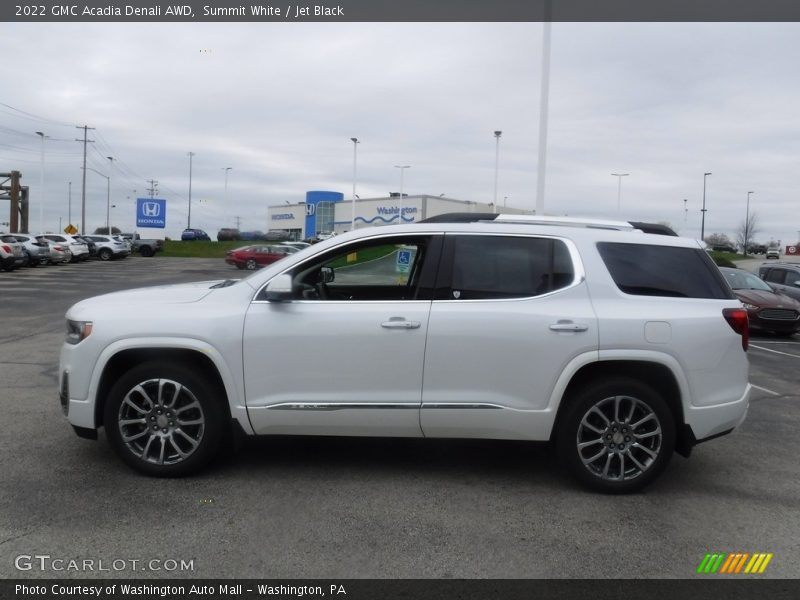 Summit White / Jet Black 2022 GMC Acadia Denali AWD