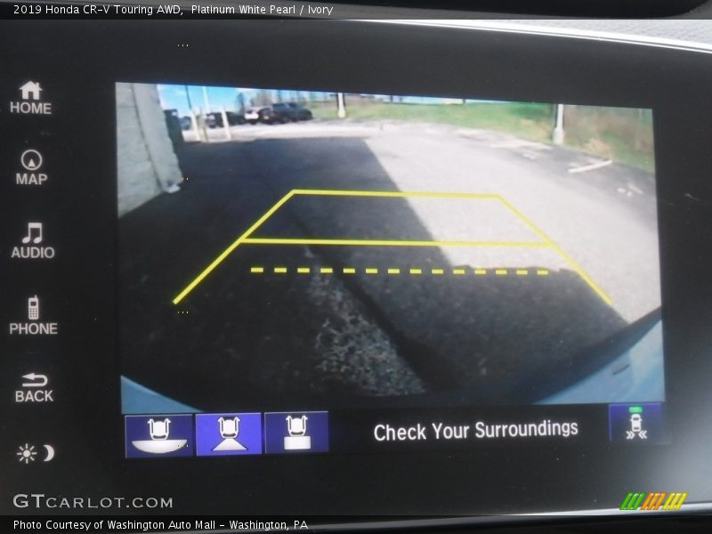 Platinum White Pearl / Ivory 2019 Honda CR-V Touring AWD