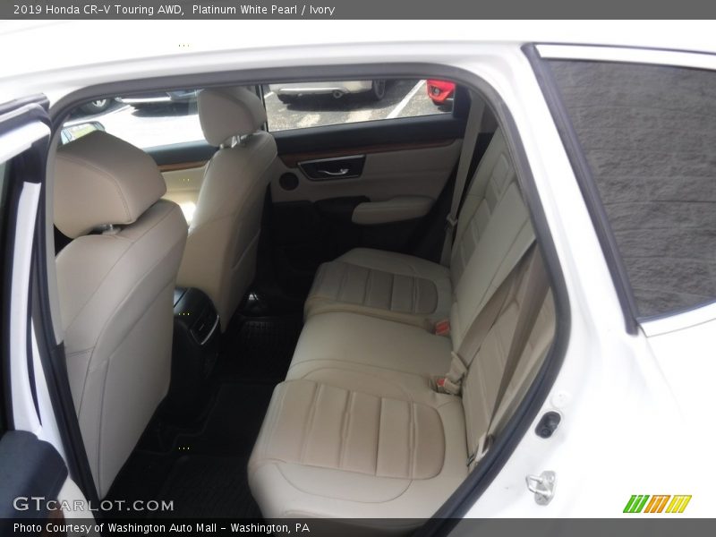 Platinum White Pearl / Ivory 2019 Honda CR-V Touring AWD