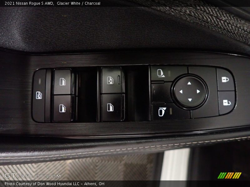 Glacier White / Charcoal 2021 Nissan Rogue S AWD