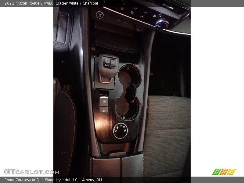 Glacier White / Charcoal 2021 Nissan Rogue S AWD