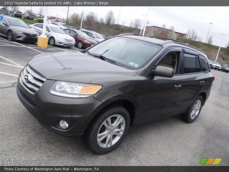 Cabo Bronze / Beige 2012 Hyundai Santa Fe Limited V6 AWD