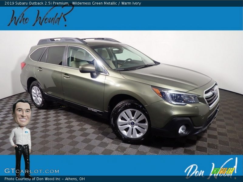 Wilderness Green Metallic / Warm Ivory 2019 Subaru Outback 2.5i Premium