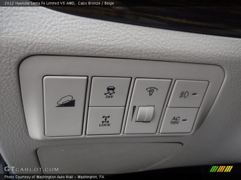 Cabo Bronze / Beige 2012 Hyundai Santa Fe Limited V6 AWD