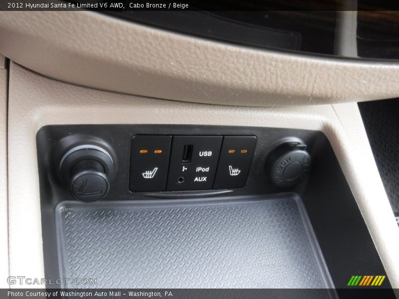 Cabo Bronze / Beige 2012 Hyundai Santa Fe Limited V6 AWD
