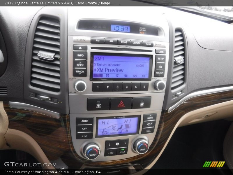 Cabo Bronze / Beige 2012 Hyundai Santa Fe Limited V6 AWD
