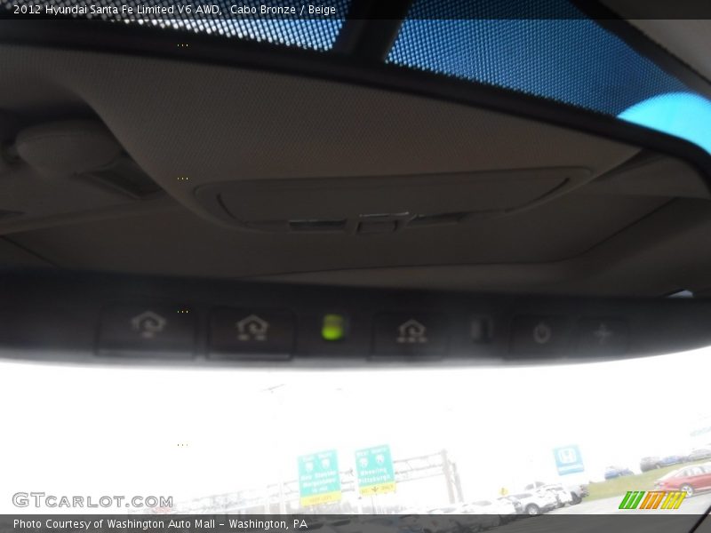 Cabo Bronze / Beige 2012 Hyundai Santa Fe Limited V6 AWD