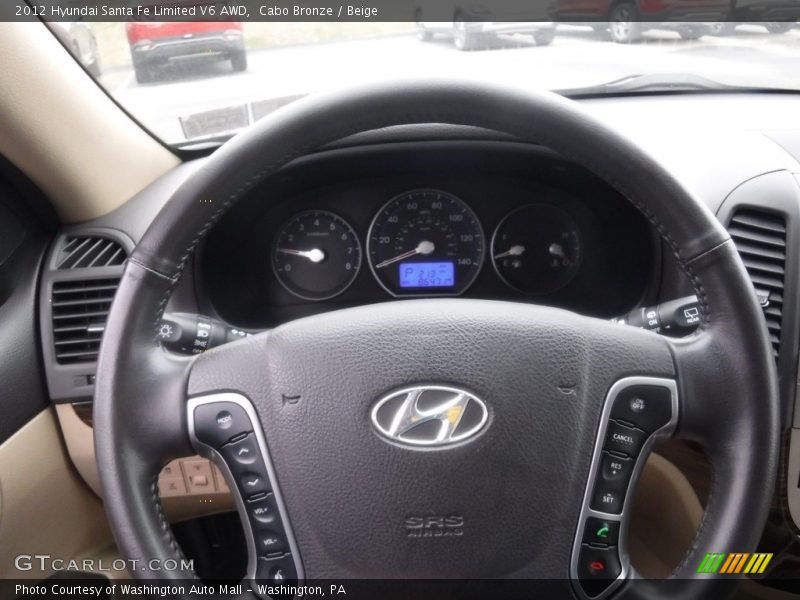 Cabo Bronze / Beige 2012 Hyundai Santa Fe Limited V6 AWD