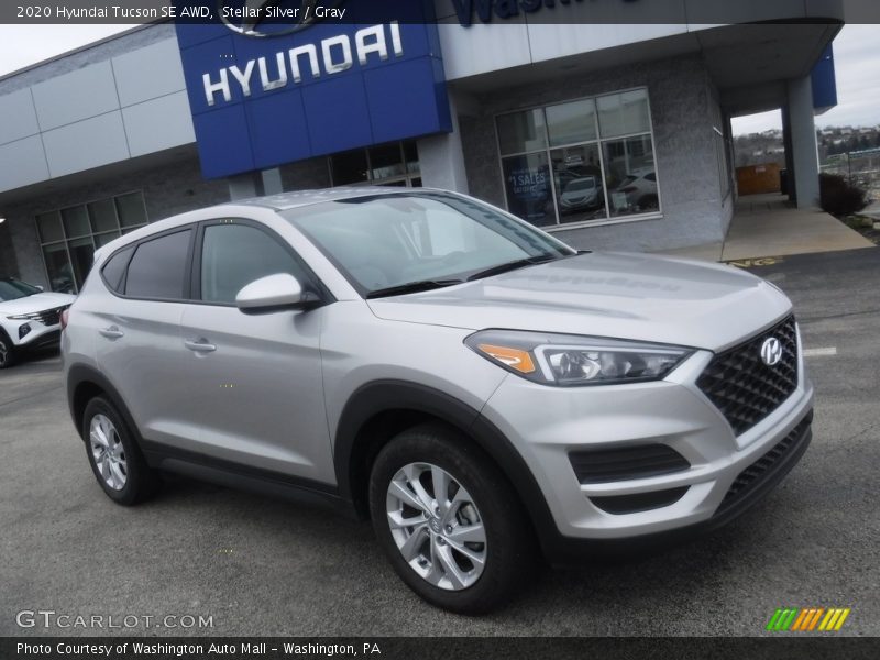 Stellar Silver / Gray 2020 Hyundai Tucson SE AWD
