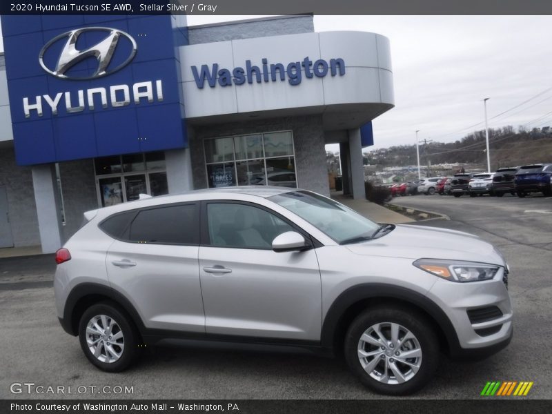 Stellar Silver / Gray 2020 Hyundai Tucson SE AWD