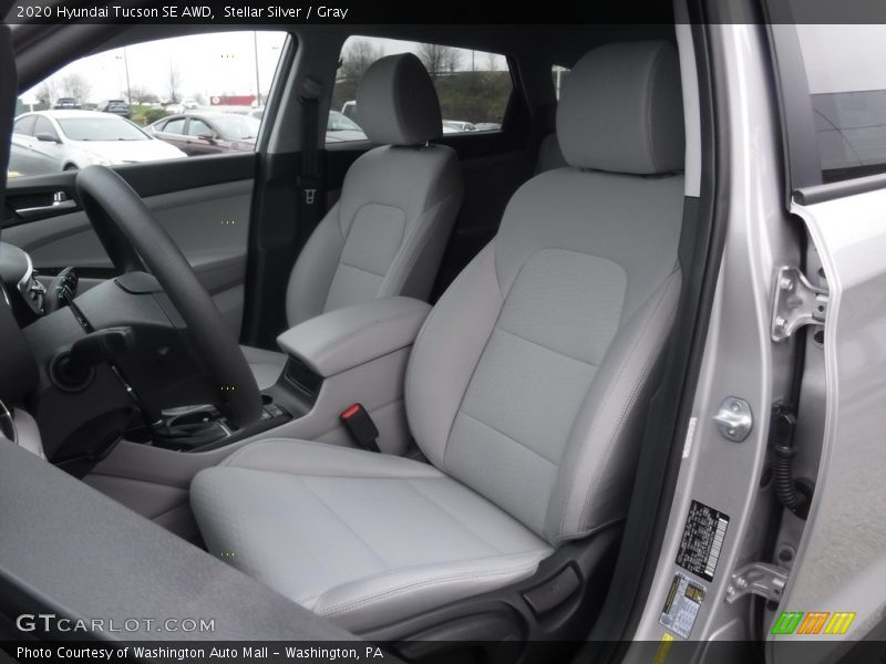 Stellar Silver / Gray 2020 Hyundai Tucson SE AWD