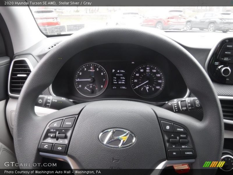Stellar Silver / Gray 2020 Hyundai Tucson SE AWD