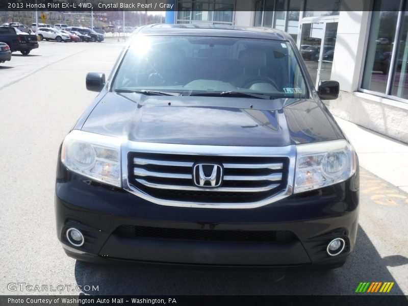 Crystal Black Pearl / Gray 2013 Honda Pilot EX-L 4WD