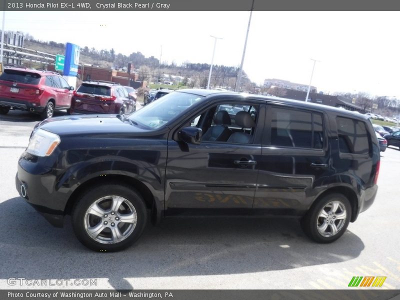 Crystal Black Pearl / Gray 2013 Honda Pilot EX-L 4WD